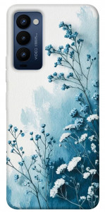 Чохол Blue minimal для Tecno Camon 18 P