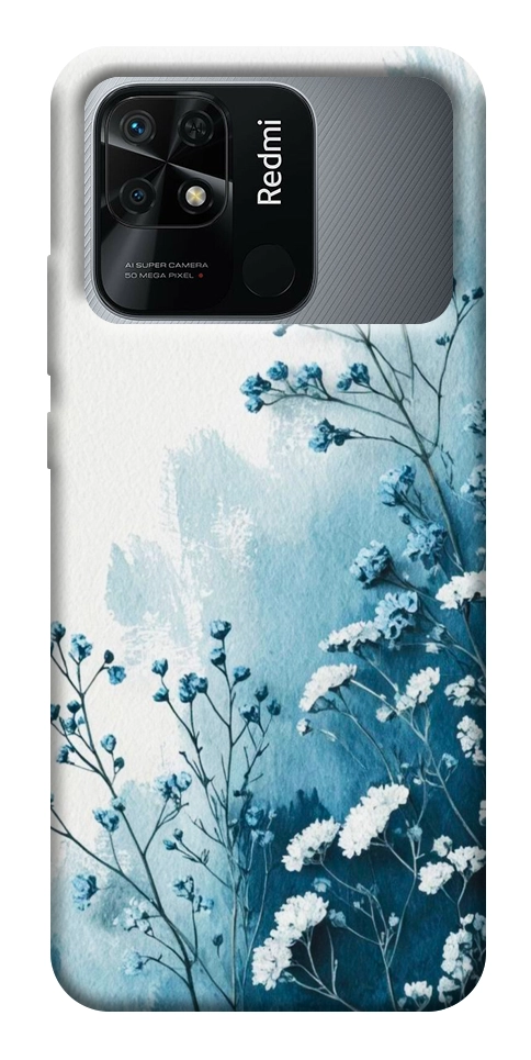 Чехол Blue minimal для Xiaomi Redmi 10C
