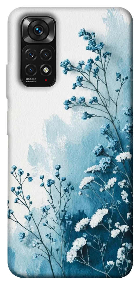 Чехол Blue minimal для Xiaomi Redmi Note 11 (Global)