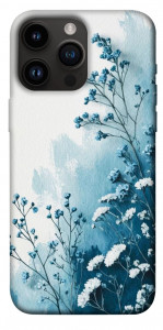 Чохол Blue minimal для iPhone 14 Pro Max