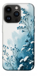 Чохол Blue minimal для iPhone 14 Pro