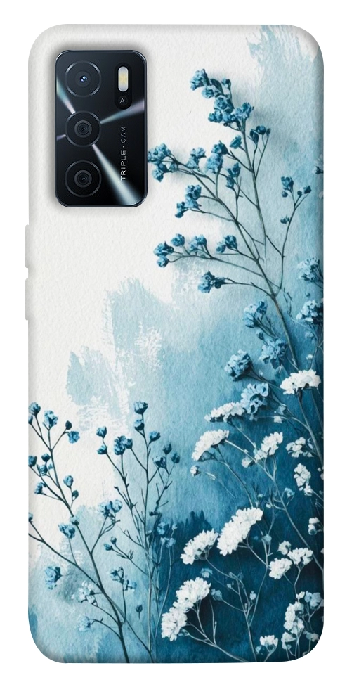 Чехол Blue minimal для Oppo A16