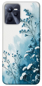 Чехол Blue minimal для Realme C35