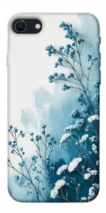 Чехол Blue minimal для iPhone SE (2022)