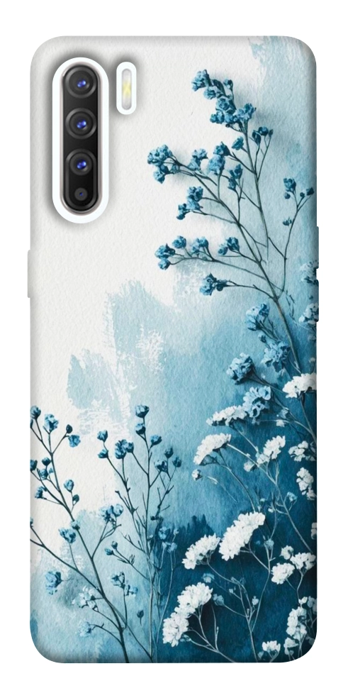 Чохол Blue minimal для Oppo Reno 3