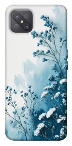 Чехол Blue minimal для Oppo A92s