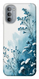 Чохол Blue minimal для Motorola Moto G31