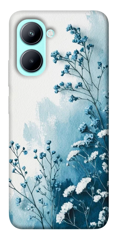 Чехол Blue minimal для Realme C33