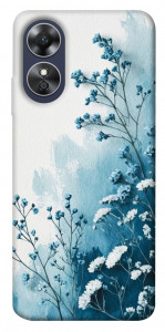 Чехол Blue minimal для Oppo A17
