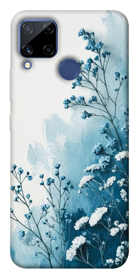 Чехол Blue minimal для Realme C15