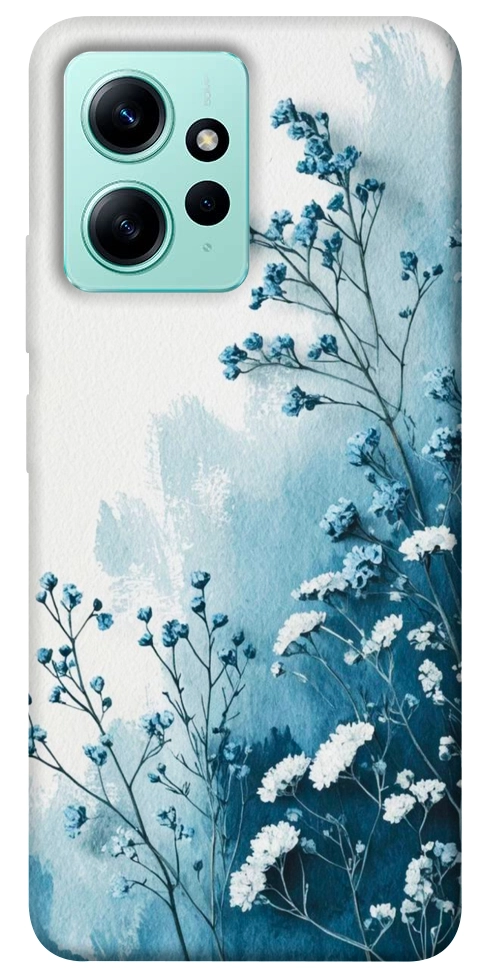 Чехол Blue minimal для Xiaomi Redmi Note 12 4G
