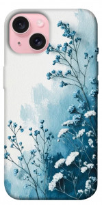 Чехол Blue minimal для iPhone 15