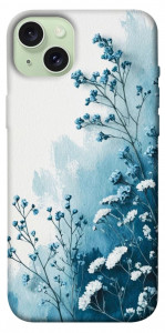 Чехол Blue minimal для iPhone 15 Plus