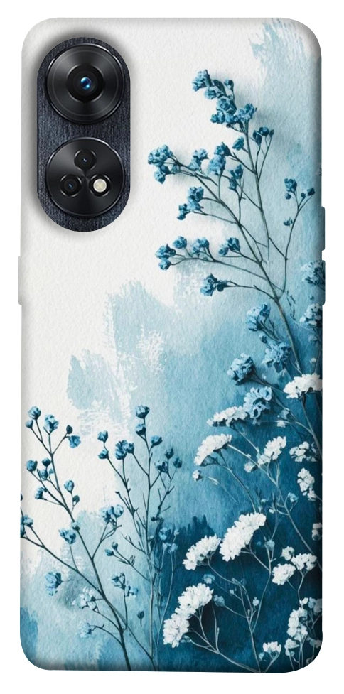 Чехол Blue minimal для Oppo Reno 8 T 4G