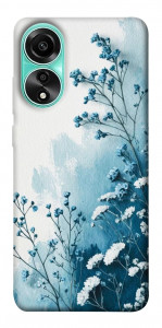 Чехол Blue minimal для Oppo A78 4G