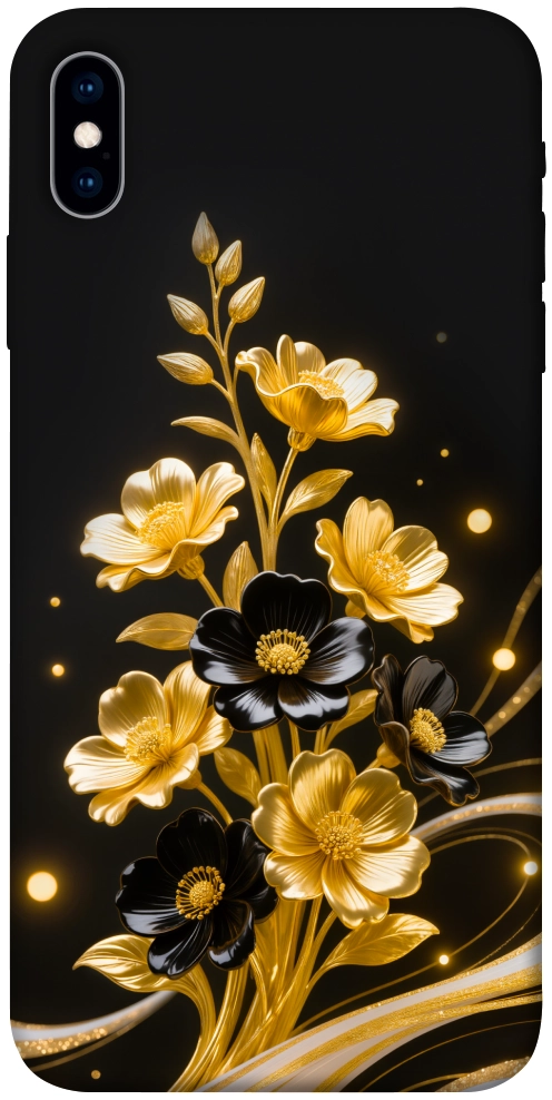 Чохол Golden shine для iPhone X
