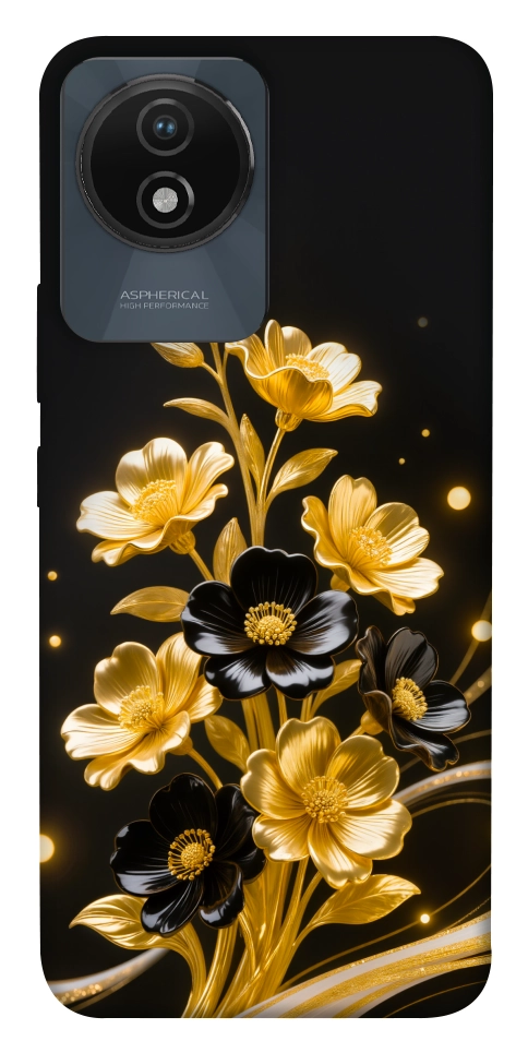 Чехол Golden shine для Vivo Y02