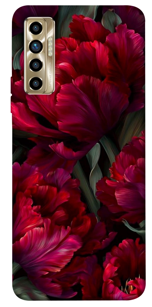 Чехол Passion flower для TECNO Camon 17P