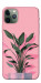 Чехол Pink plant для iPhone 11 Pro