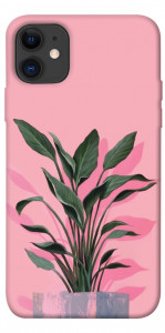 Чохол Pink plant для iPhone 11