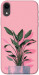Чехол Pink plant для iPhone XR
