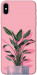 Чехол Pink plant для iPhone XS Max