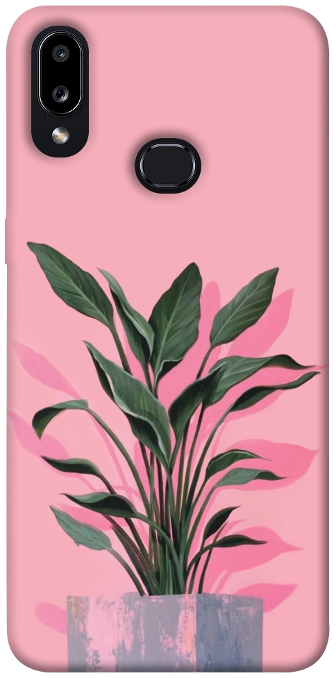 Чехол Pink plant для Galaxy A10s (2019)
