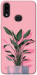Чехол Pink plant для Galaxy A10s (2019)