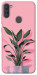 Чехол Pink plant для Galaxy A11 (2020)
