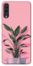 Чехол Pink plant для Galaxy A70 (2019)