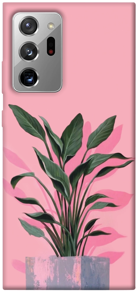 Чехол Pink plant для Galaxy Note 20 Ultra