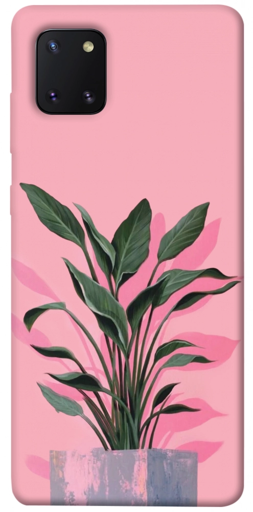 Чехол Pink plant для Galaxy Note 10 Lite (2020)