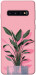 Чехол Pink plant для Galaxy S10 (2019)