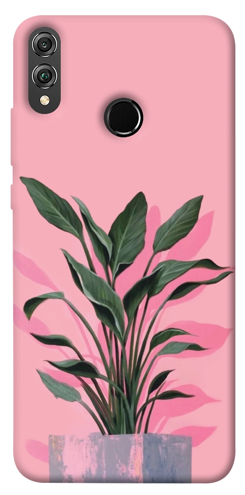Чехол Pink plant для Huawei Honor 8X