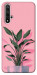 Чехол Pink plant для Huawei Honor 20