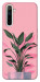 Чохол Pink plant для Realme 6