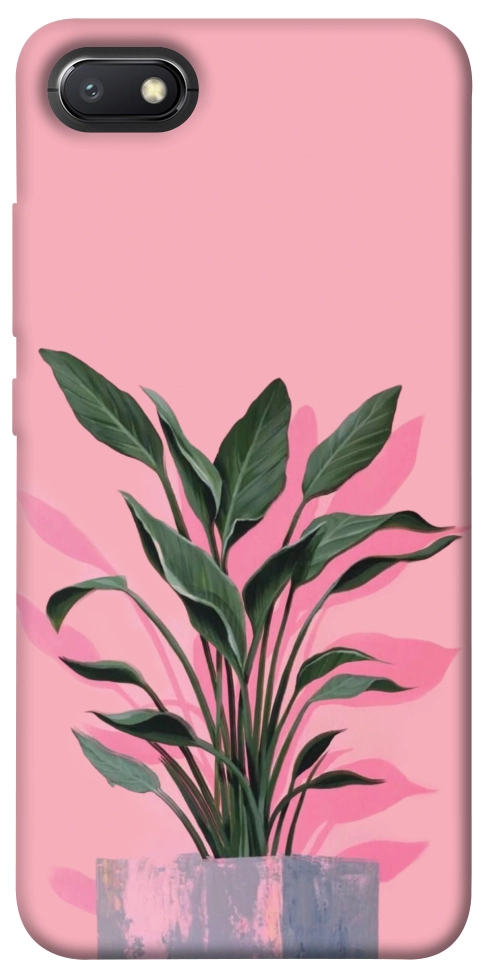 Чехол Pink plant для Xiaomi Redmi 6A