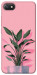 Чехол Pink plant для Xiaomi Redmi 6A
