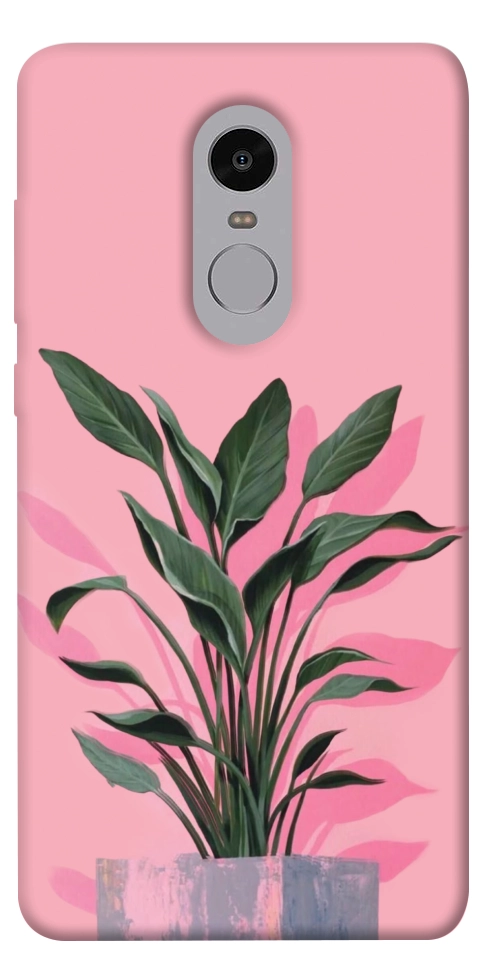 Чехол Pink plant для Xiaomi Redmi Note 4X