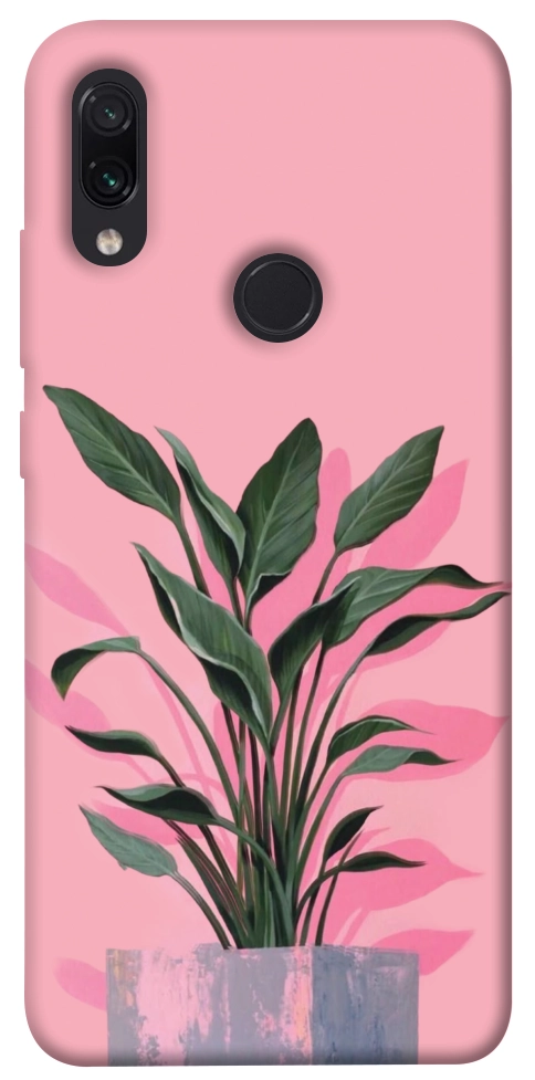 Чехол Pink plant для Xiaomi Redmi Note 7