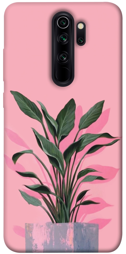 Чехол Pink plant для Xiaomi Redmi Note 8 Pro