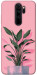 Чехол Pink plant для Xiaomi Redmi Note 8 Pro