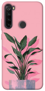 Чохол Pink plant для Xiaomi Redmi Note 8T