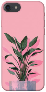 Чехол Pink plant для iPhone 8 (4.7")