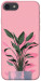 Чехол Pink plant для iPhone 8