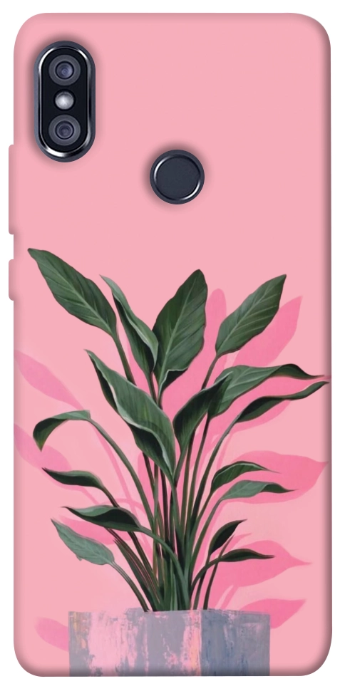 Чехол Pink plant для Xiaomi Redmi Note 5 (Dual Camera)