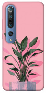 Чехол Pink plant для Xiaomi Mi 10