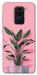 Чехол Pink plant для Xiaomi Redmi 10X