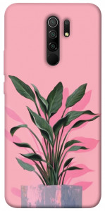 Чохол Pink plant для Xiaomi Redmi 9