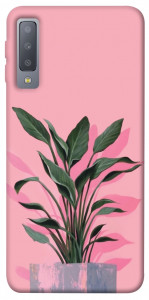 Чохол Pink plant для Galaxy A7 (2018)